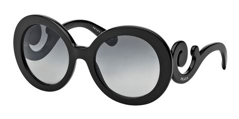 prada women's pr 27ns sunglasses black frame grey gradient lens|Prada PR 27NS .